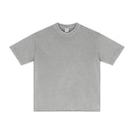 Heavyweight Washed Raw Edge Tee 8oz