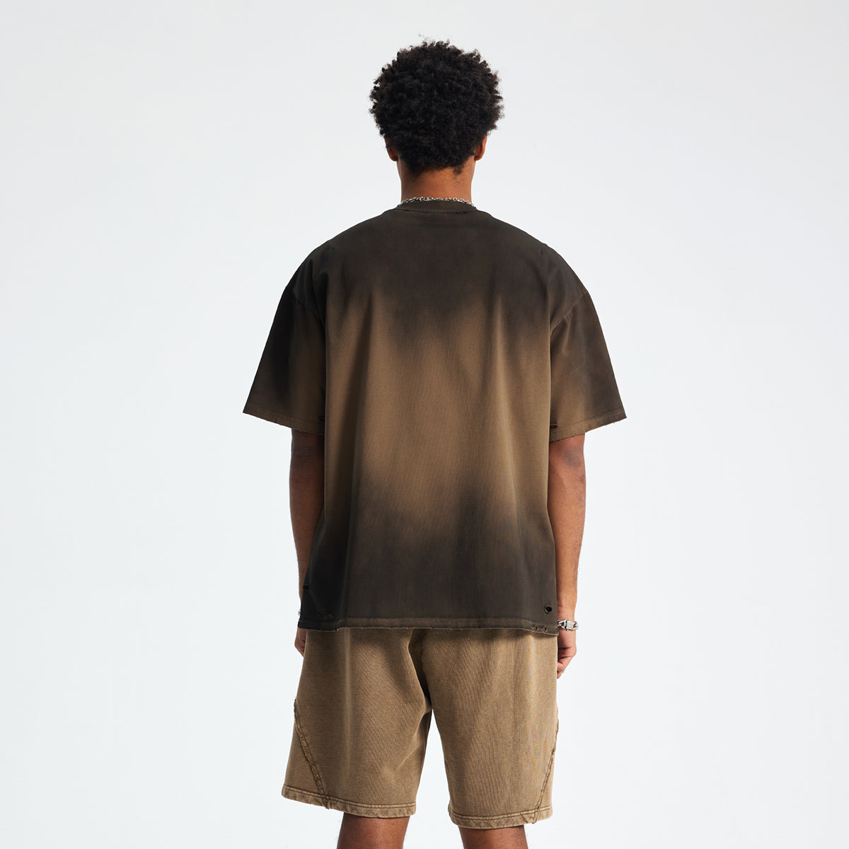 Vintage Washed Destructive T Shirt 7.5oz