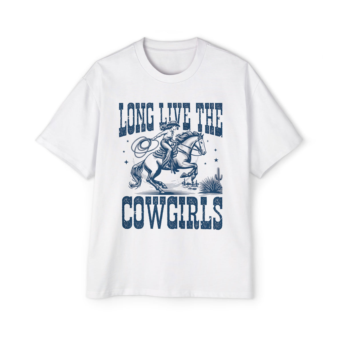 Long Live Cowgirls Country Western Graphic Tee-INNBLAC Fashion Apparel