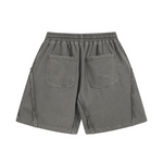 Vintage Washed Patchwork Sweat Shorts