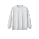 Oversized Stone Wash Fleece Sweatshirt