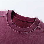 Washed Distressed Air Mamba Cotton Short Sleeve