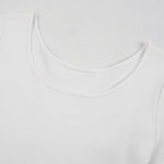 Women's Solid-Color Boat-Neck Cotton T-Shirt 210gsm
