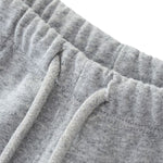 Drawstring Waist Terry Sport Shorts