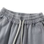 Streetwear Vintage Batik Washed Distressed Spliced Wide Leg Pants