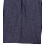 Falda vaquera con bordado de perlas y lavado vintage