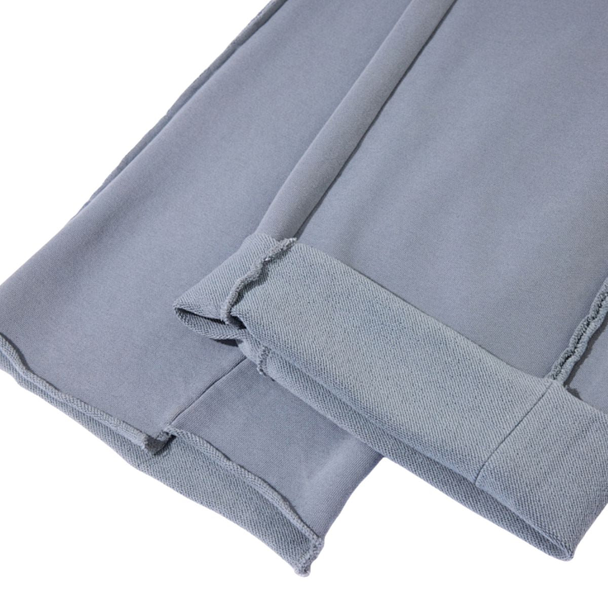 Gradient Monkey‑Wash Heavyweight Cotton Straight‑Leg Casual Pants