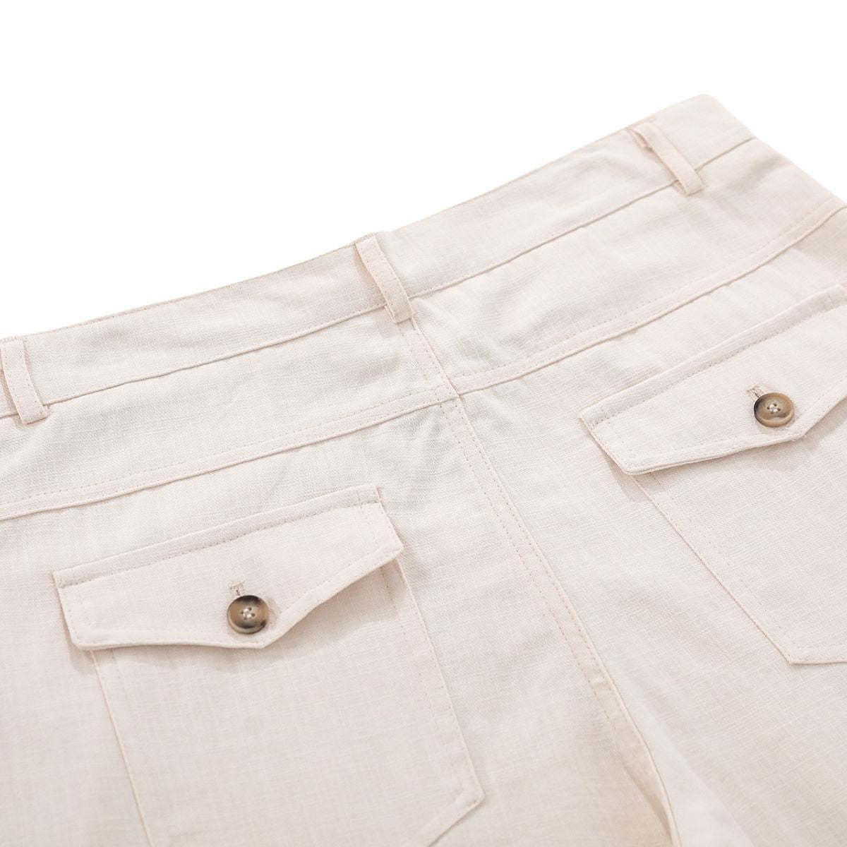 Old Money Lyocell Blend Slim Flare Trousers