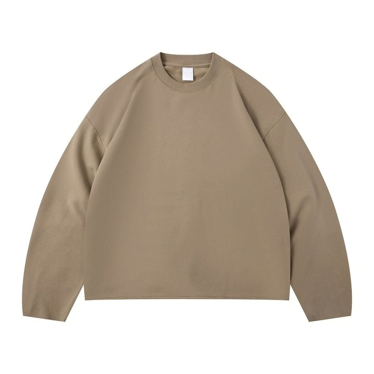 Curved Sleeve Modal French Terry Long Sleeve Tee