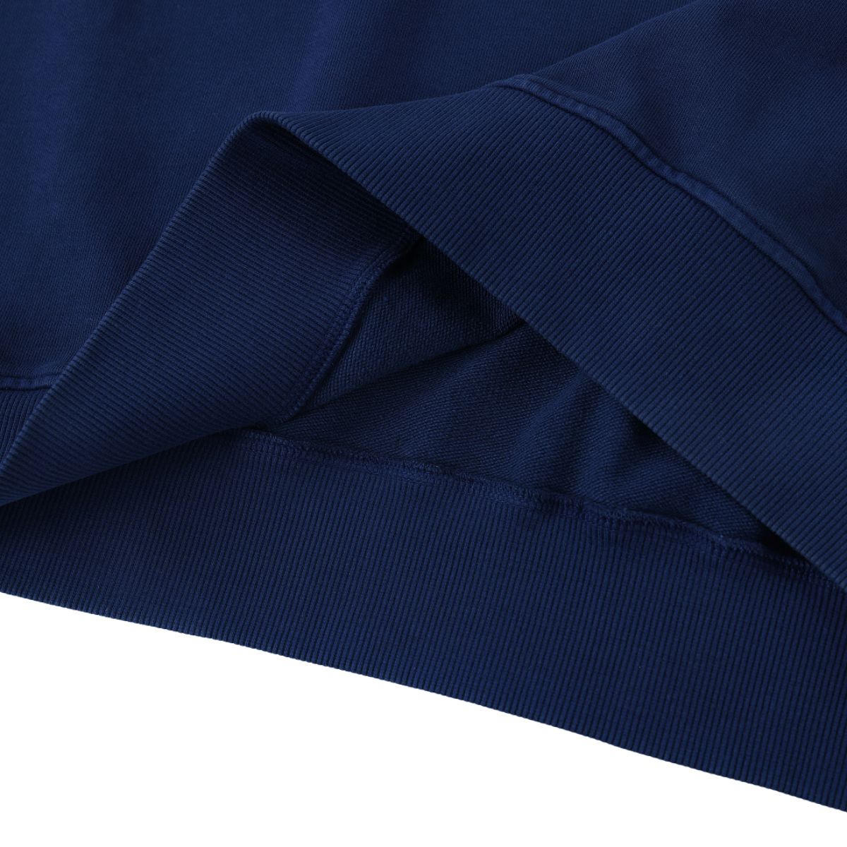 Heavyweight Cotton Polo Collar Long Sleeve Sweatshirt