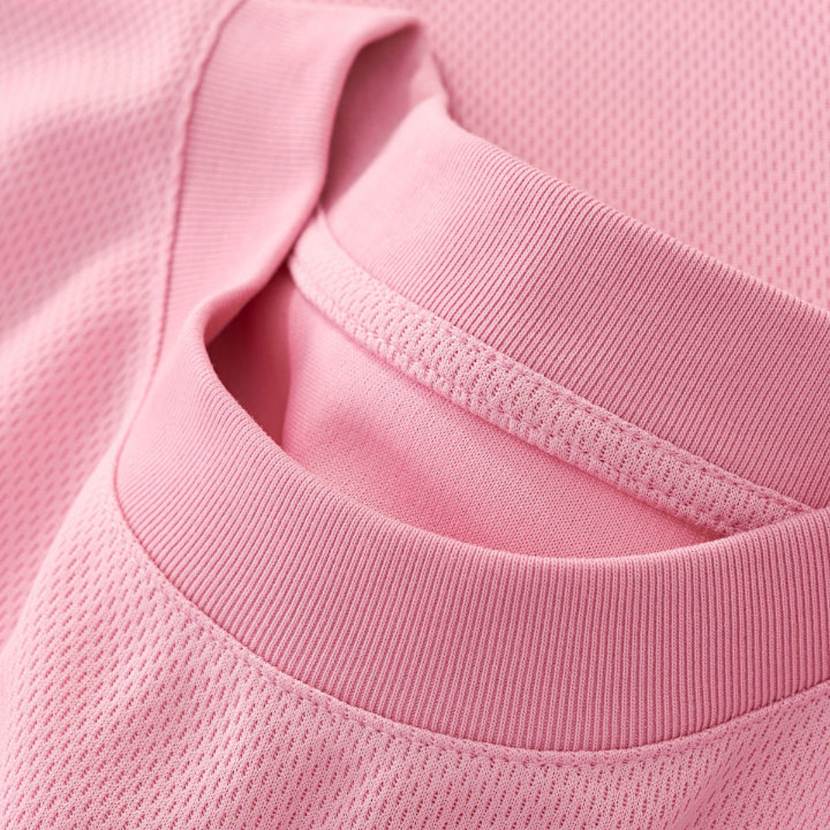 Boxy Retro Mesh Tech Knit Athletic Tee