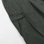 Pearl‑Canvas Martin Dark Green Cargo Pants