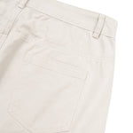 Vintage Washed Curved-Leg Trousers