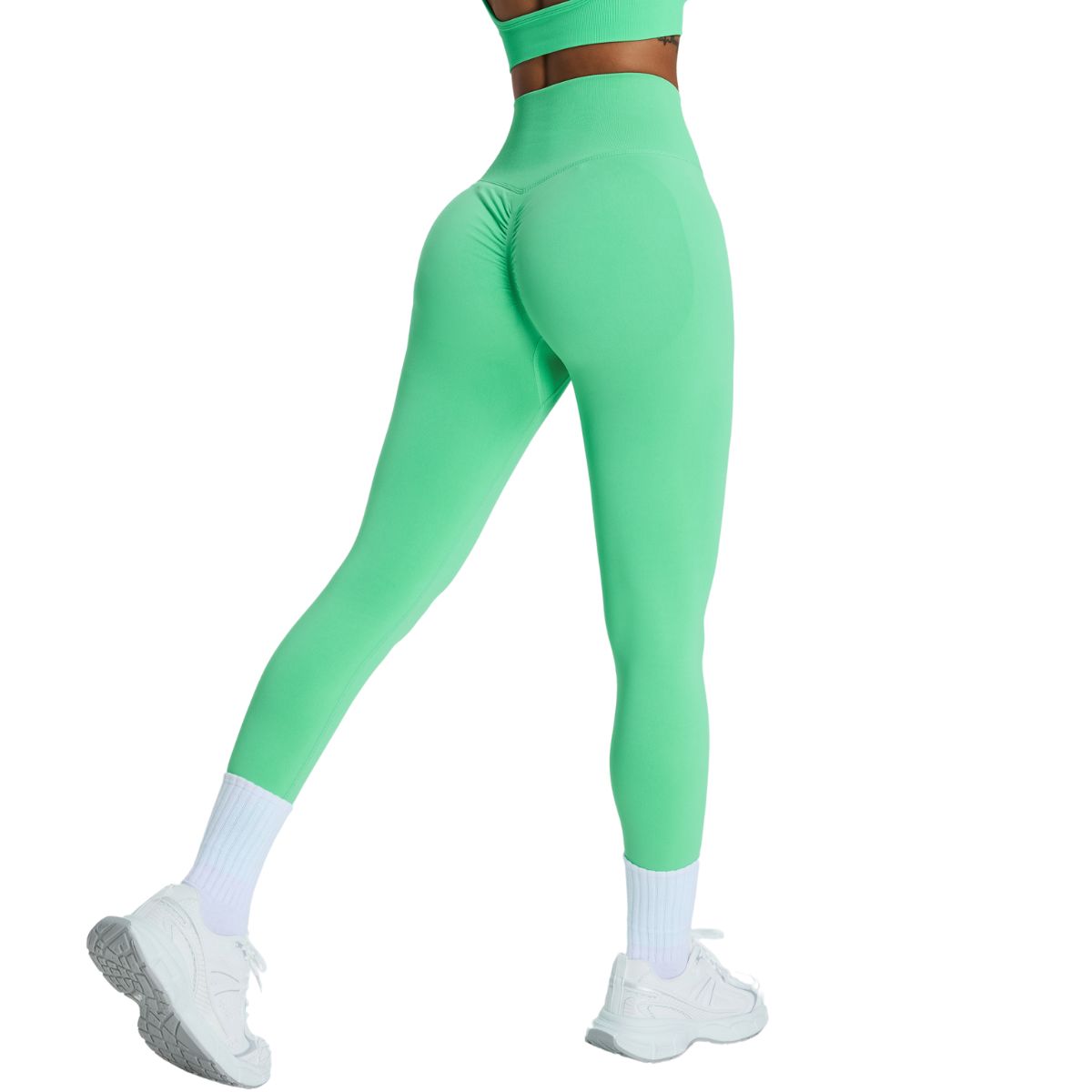 High-Waisted Seamless Yoga Leggings
