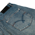 Men's Punk Vintage Washed Loose Wide-Leg Straight Jeans