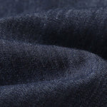 Sleeveless Embroidered Trim Denim Midi Dress