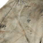 Bermudas con bordado lavado vintage