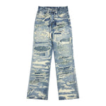 Smoke Rise Relaxed Fit Repaired & Distressed Jeans