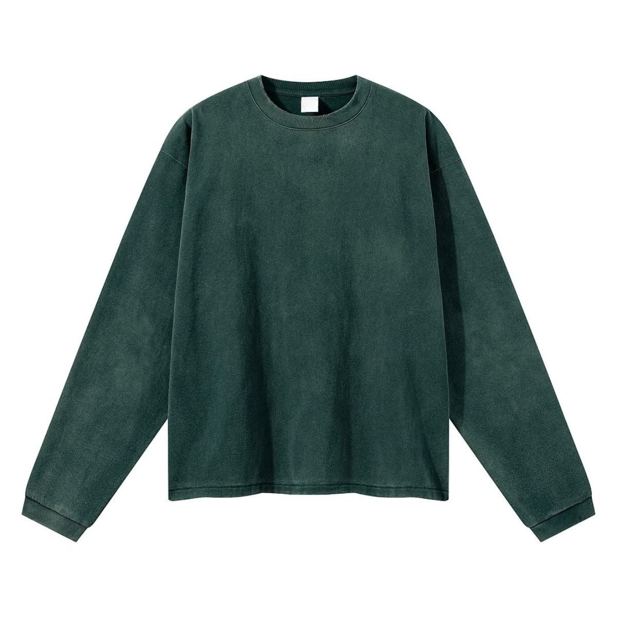 Heavyweight Vintage Brushed Washed Long Sleeve Tee