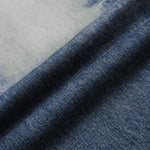 Men's Punk Washed Loose Straight Denim Pants Vintage Casual