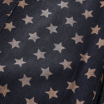 Vintage Star Print Loose Wide-Leg Denim Pants