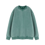 Heavyweight Fleece Washed Vintage Crew Neck Sweatshirt