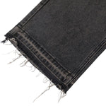 Vintage Washed Black Straight Leg Jeans