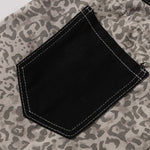 Vintage Leopard Print Balloon Leg Jeans