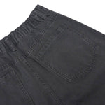 Washed Vintage Distressed High Waist Relaxed Wide Leg Draped Pants