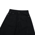 Voluminous Wide‑Leg Twill Casual Pants