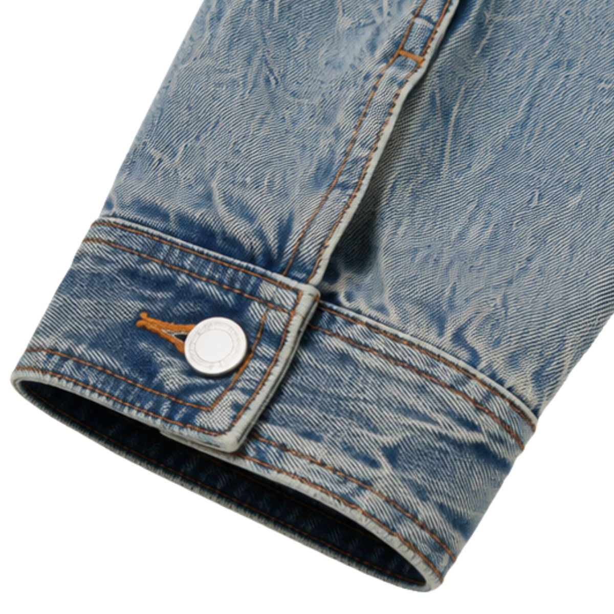 Vintage Washed Cropped Denim Trucker Jacket