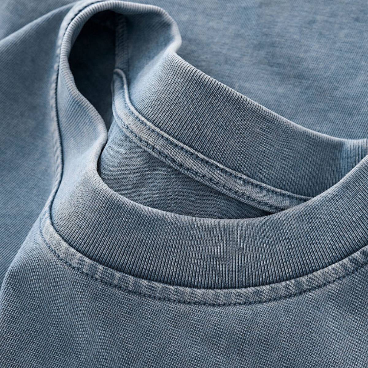 Washed Boxy Raw Hem Tee