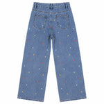 Vintage Rhinestone Straight Leg Jeans