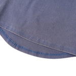 Women's Cotton Snow Wash U Neck Long Sleeve Cropped T-Shirt