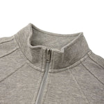 Relaxed Drop‑Shoulder Half‑Zip Sweatshirt