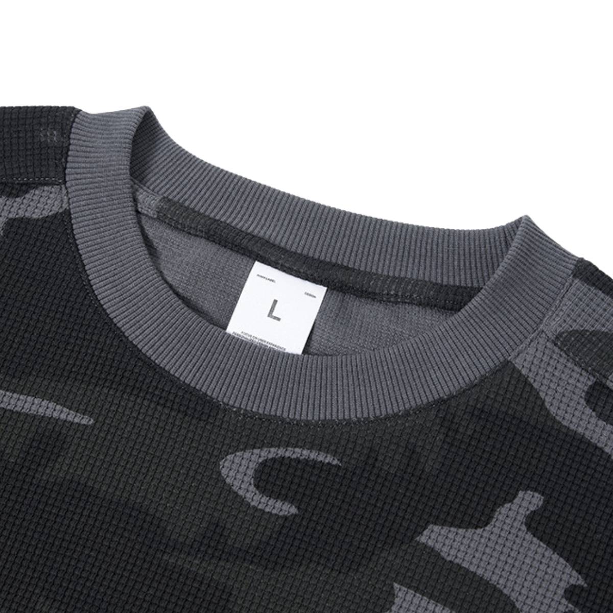 Sudadera desgastada lavada con ácido