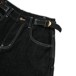 Bermudas con lavado vintage y salpicaduras de tinta
