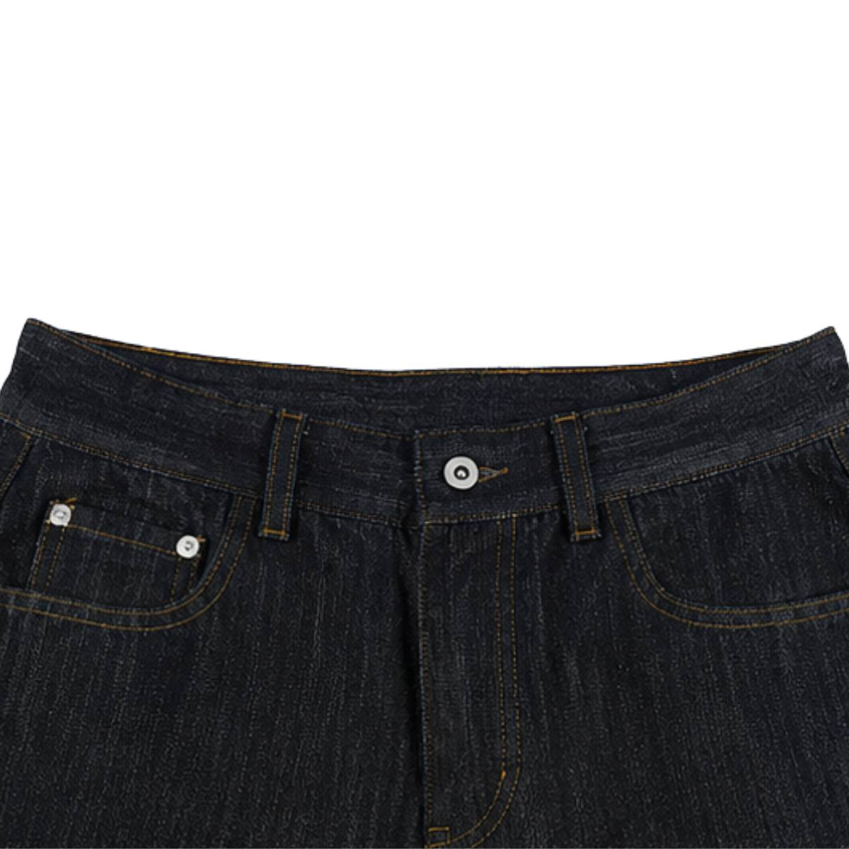 Vintage Embroidered Baggy Denim Jeans
