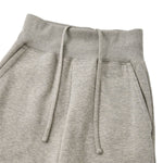 Quiet‑Luxury Old Money Heather Ribbed Waist‑Tapered Trousers