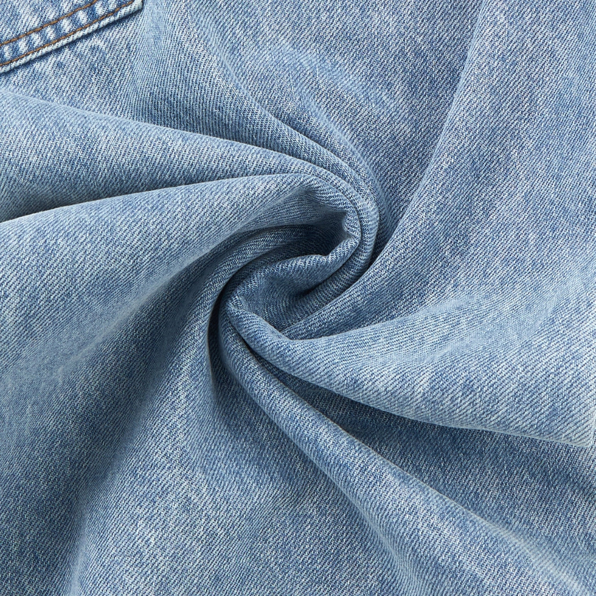 Zipped Panelled Streetwear Baggy Straight-Leg Jeans