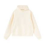 Cotton Structured French Terry Boxy Hoodie