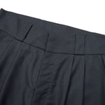 Vintage High Street Pleated Wide-Leg Draped Trousers