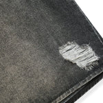 Vintage Wash Denim Ripped Vest