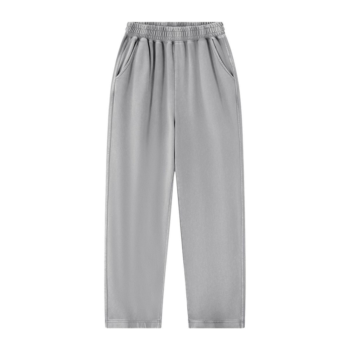 Loose Draped Wide‑Leg Washed Distressed Casual Pants
