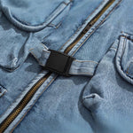 Japanese Vintage Washed Utility Denim Vest