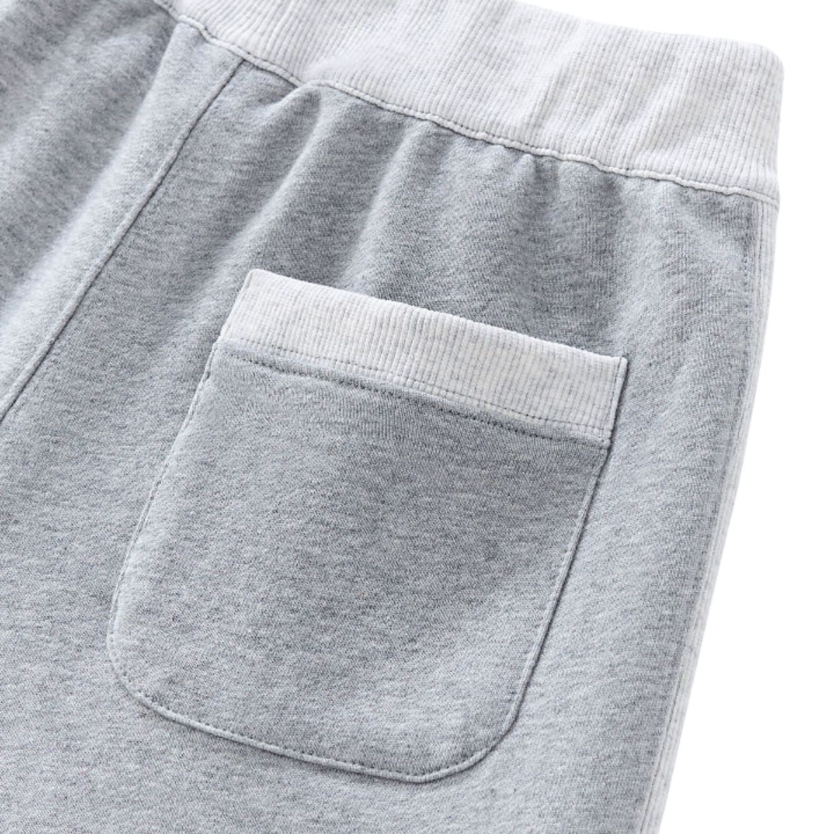 Cotton Casual Contrast Rib Stretch Sweatpants