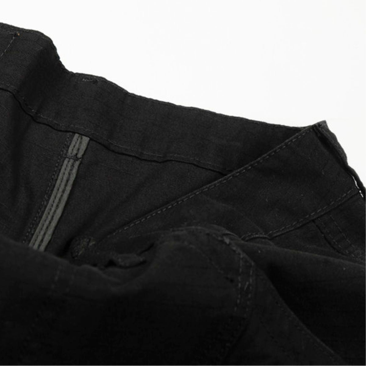 Men's American Street Cargo Curved Pants Loose Raw Edge Large Pockets