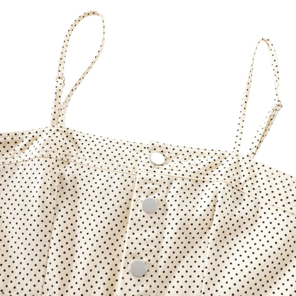 Falda vaquera con bordado de perlas y lavado vintage