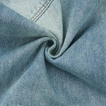 Washed Faux-Pocket Paneled Workwear Baggy Jeans