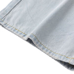 Vintage Washed Multi-Pocket Loose Cargo Jeans